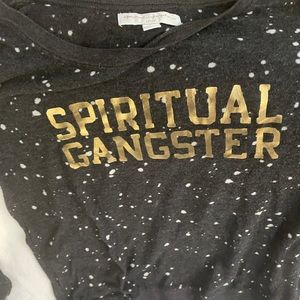 SPIRITUAL GANGSTER L long sleeve top pre-owned